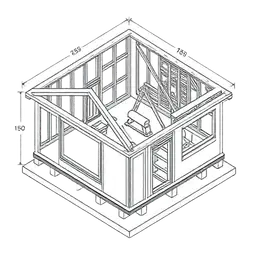 Factory-built modular construction precision icon