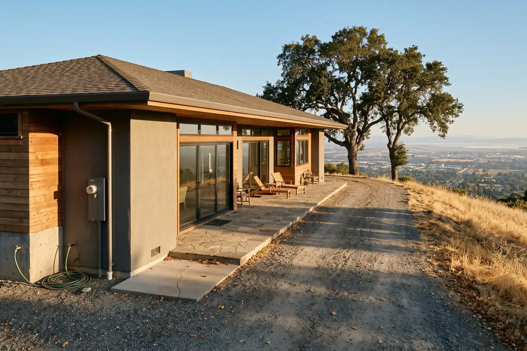 A SHAPE custom home concept for Los Altos Hills, California